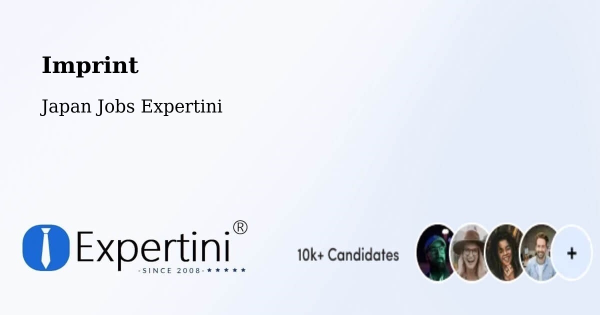 Imprint – Okayama Shi - Japan Jobs Expertini