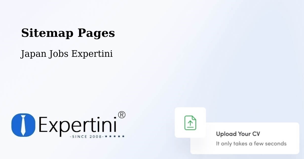 Sitemap Pages - Okayama Shi - Japan Jobs Expertini